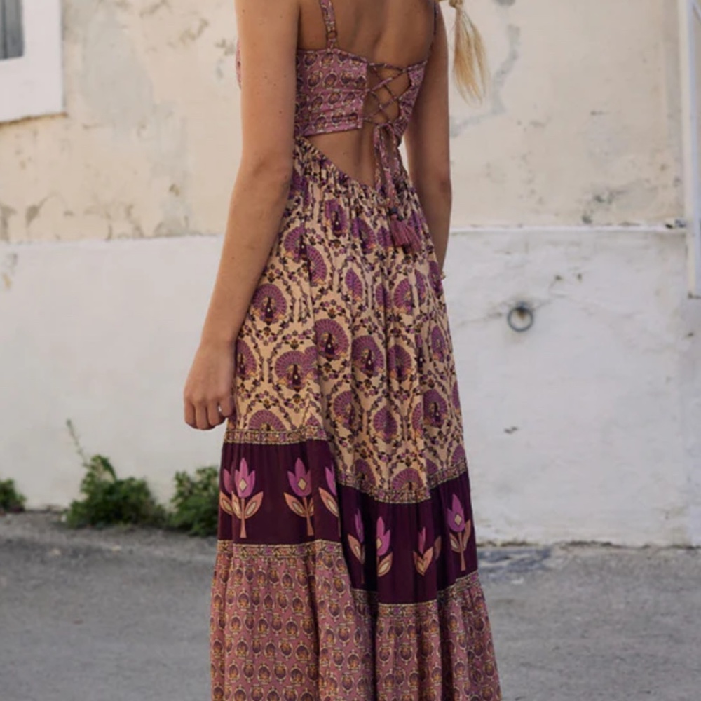 Spell Chateau Quilted Maxi Dress | XS | NWOT